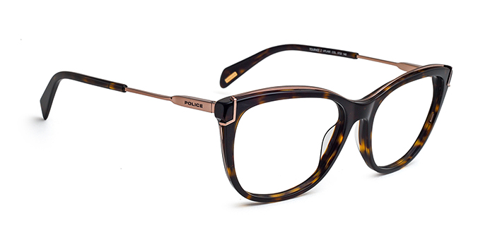 POLICE Tortoise Full Frame Cateye Eyeglasses for Women