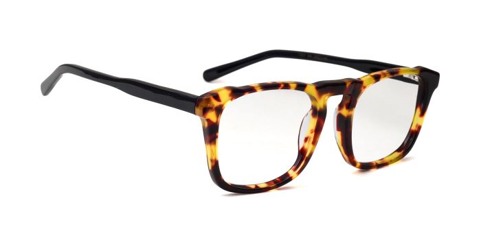  Tortoise Full Frame Rectangle Eyeglasses for Men and Women