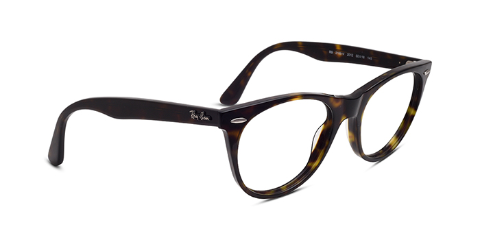 Ray-Ban Tortoise Full Frame Round Eyeglasses for Men and Women