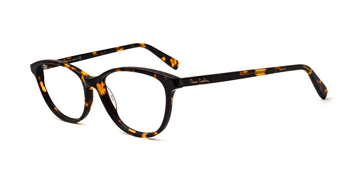 PIERRE CARDIN Tortoise Full Frame Oval Eyeglasses for Women
