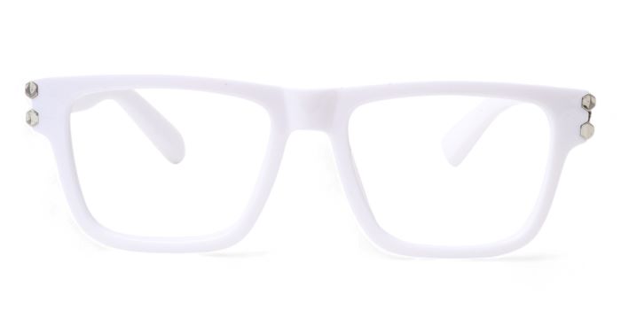 MIRAR by EyeMyEye White Full Frame Wayfarer Eyeglasses for Men and Women