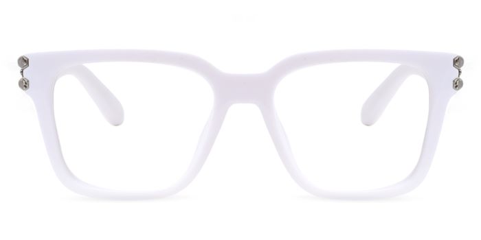 MIRAR by EyeMyEye White Full Frame Wayfarer Eyeglasses for Men and Women