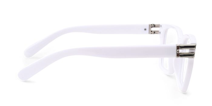 MIRAR by EyeMyEye White Full Frame Wayfarer Eyeglasses for Men and Women