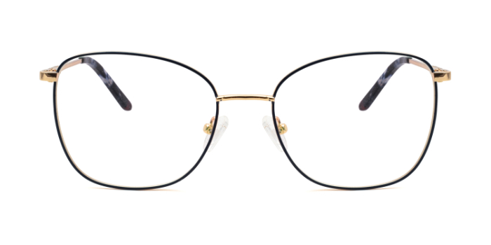  Blue Full Frame Square Eyeglasses for Women
