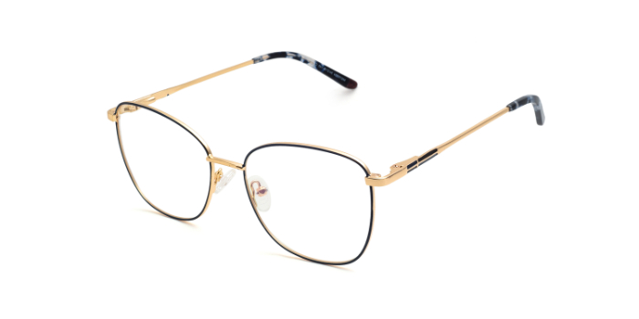  Blue Full Frame Square Eyeglasses for Women
