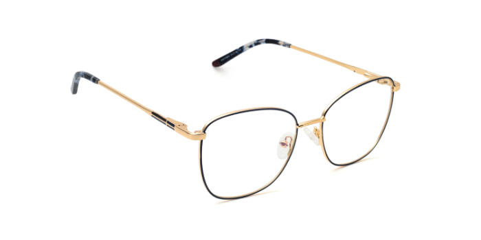  Blue Full Frame Square Eyeglasses for Women