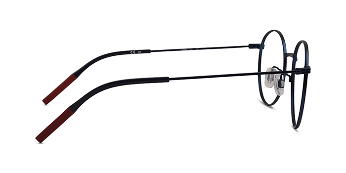 TOMMY JEANS Blue Full Frame Round Eyeglasses for Men and Women