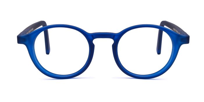  Blue Full Frame Round Eyeglasses for Kids