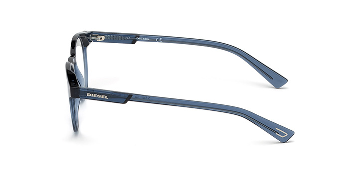 Diesel Blue Full Frame Round Eyeglasses for Men and Women