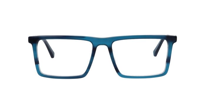  Blue Full rim Rectangle Eyeglasses for Men