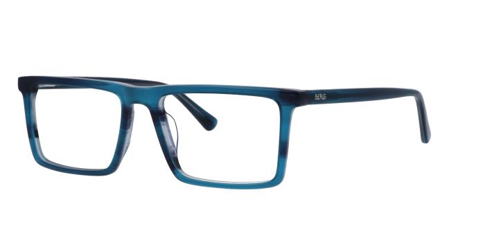  Blue Full rim Rectangle Eyeglasses for Men