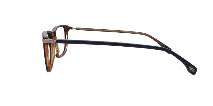  Blue Full rim Square Eyeglasses for Men