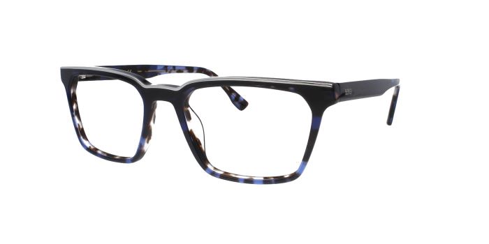  Blue Full rim Square Eyeglasses for Men