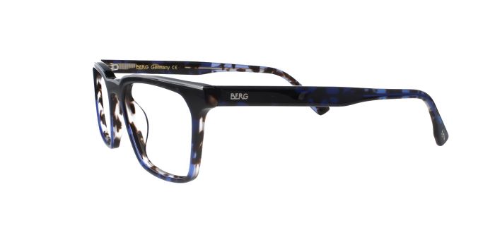  Blue Full rim Square Eyeglasses for Men