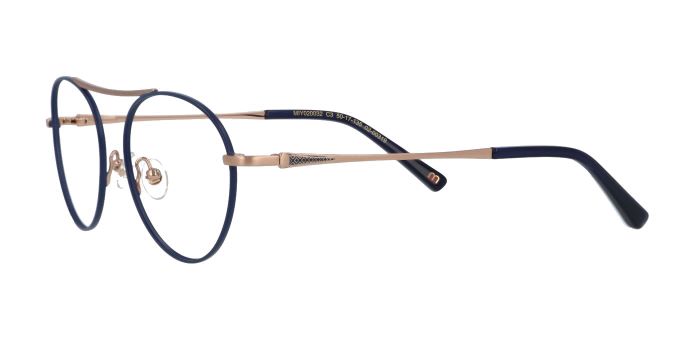  Blue Full rim Aviator Eyeglasses for Men and Women