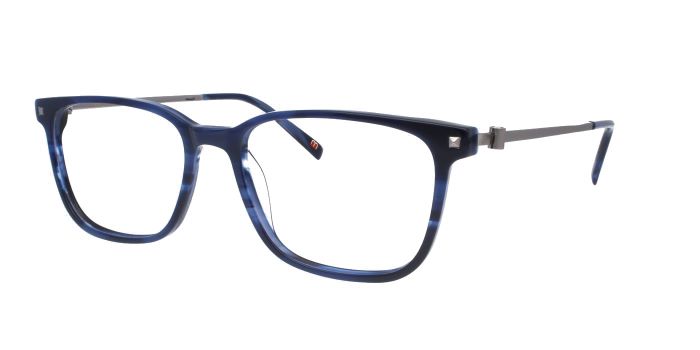  Blue Full rim Square Eyeglasses for Men and Women