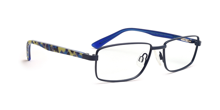 PUMA Blue Full Frame Rectangle Eyeglasses for Kids