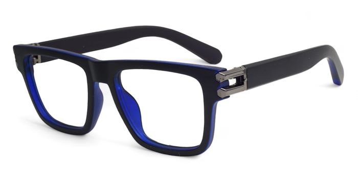 MIRAR by EyeMyEye  Blue Full Frame Wayfarer Eyeglasses for Men and Women