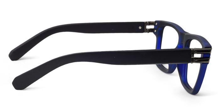 MIRAR by EyeMyEye  Blue Full Frame Wayfarer Eyeglasses for Men and Women