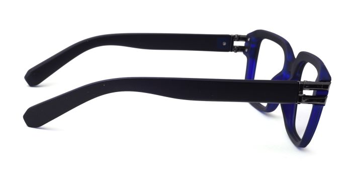 MIRAR by EyeMyEye Blue Full Frame Square Eyeglasses for Men and Women