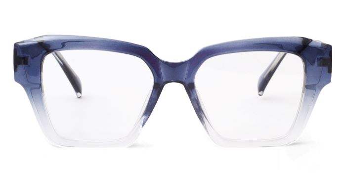 MIRAR by EyeMyEye  Blue Full Frame Wayfarer Eyeglasses for Men and Women
