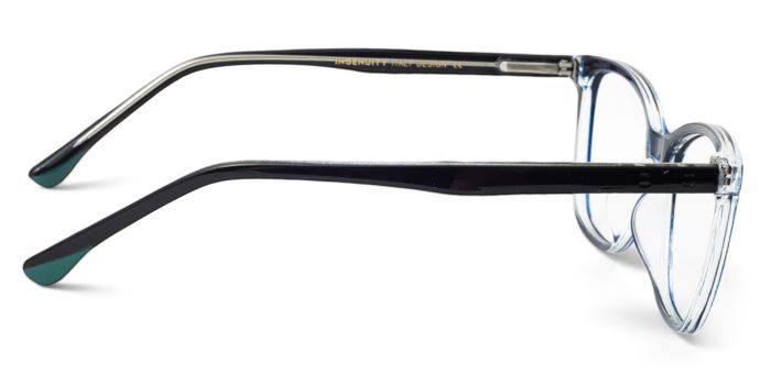 MIRAR by EyeMyEye Blue color Full Frame Butterfly Eyeglasses for Women