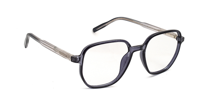  Blue Full Frame Square Eyeglasses for Men and Women