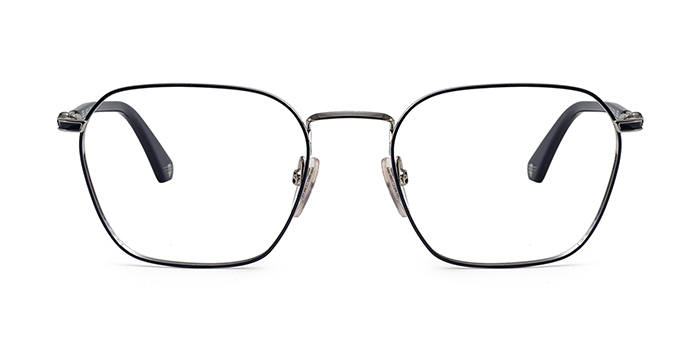POLICE Blue Full Frame Square Eyeglasses for Men and Women