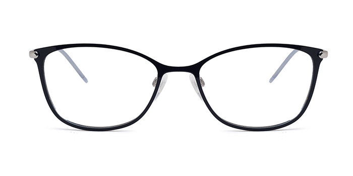 TOMMY HILFIGER Blue Full Frame Oval Eyeglasses for Women