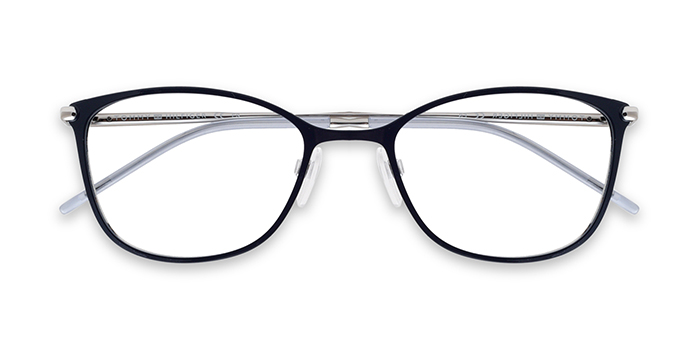 TOMMY HILFIGER Blue Full Frame Oval Eyeglasses for Women