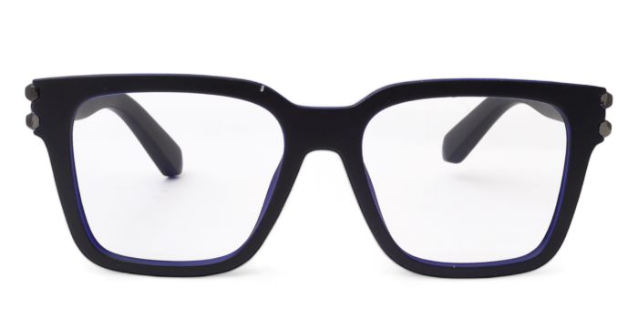 MIRAR by EyeMyEye  Blue Full Frame Wayfarer Eyeglasses for Men and Women