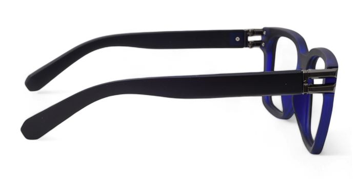 MIRAR by EyeMyEye  Blue Full Frame Wayfarer Eyeglasses for Men and Women