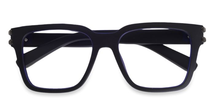MIRAR by EyeMyEye  Blue Full Frame Wayfarer Eyeglasses for Men and Women