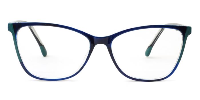 MIRAR by EyeMyEye Blue Full Frame Cateye Eyeglasses for Women