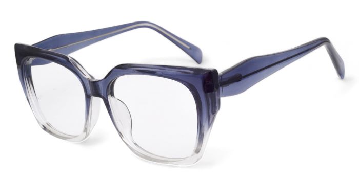 MIRAR by EyeMyEye Blue Color Full Frame Butterfly Eyeglasses for Women