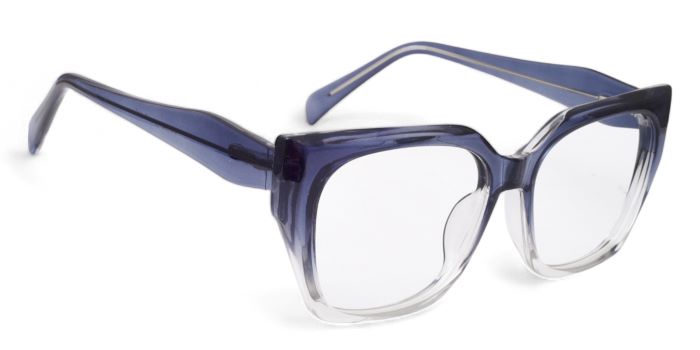 MIRAR by EyeMyEye Blue Color Full Frame Butterfly Eyeglasses for Women