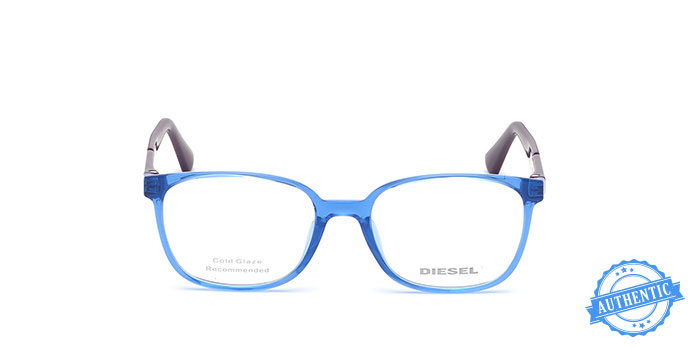 Diesel Blue Full Frame Square Eyeglasses for Men and Women