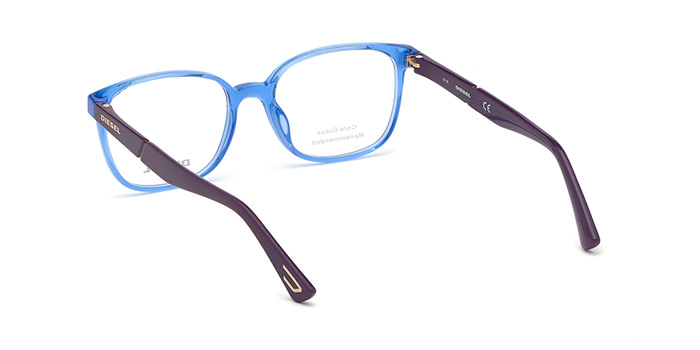 Diesel Blue Full Frame Square Eyeglasses for Men and Women