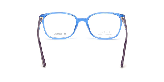 Diesel Blue Full Frame Square Eyeglasses for Men and Women