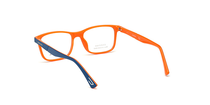 Diesel Blue Full Frame Rectangle Eyeglasses for Men and Women