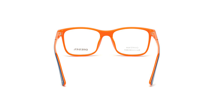 Diesel Blue Full Frame Rectangle Eyeglasses for Men and Women
