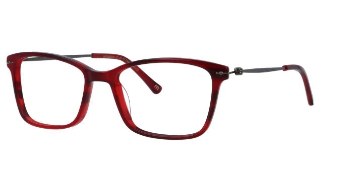  Red Full rim Square Eyeglasses for Men and Women