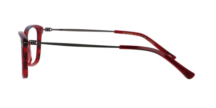  Red Full rim Square Eyeglasses for Men and Women