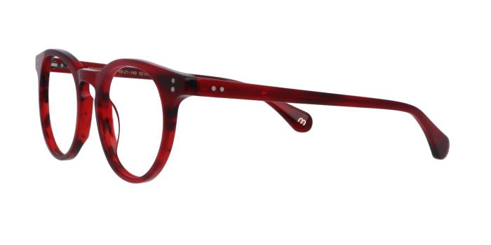  Red Full rim Round Eyeglasses for Men and Women