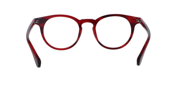  Red Full rim Round Eyeglasses for Men and Women