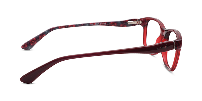 VOGUE Marron Full Frame Rectangle Eyeglasses for Women