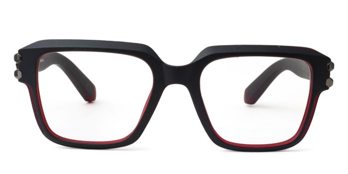 MIRAR by EyeMyEye Red Full Frame Square Eyeglasses for Men and Women