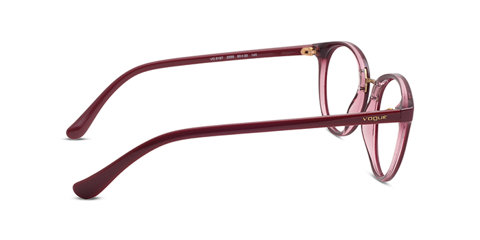 VOGUE Marron Full Frame Round Eyeglasses for Women