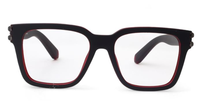 MIRAR by EyeMyEye Red Full Frame Wayfarer Eyeglasses for Men and Women