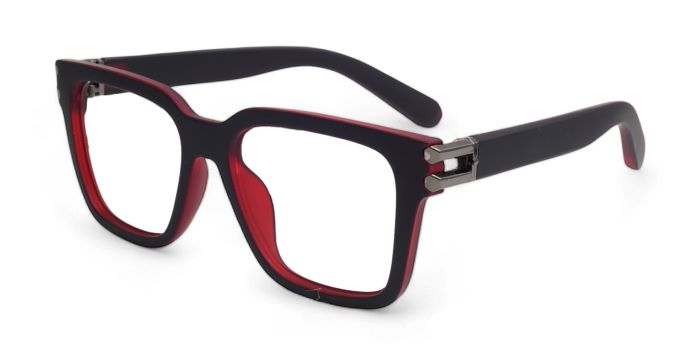 MIRAR by EyeMyEye Red Full Frame Wayfarer Eyeglasses for Men and Women